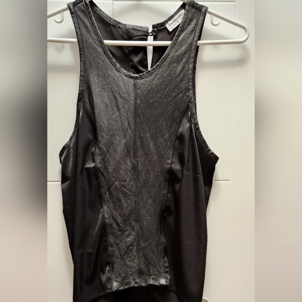 Kendall & Kylie Gray Fitted Tank Top